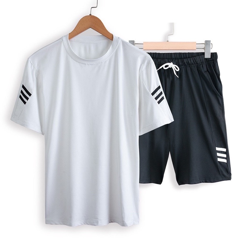 Bộ Thể Thao Nam cao cấp chất thun co giãn,năng động mùa hè thoáng mát, ba màu trẻ trung