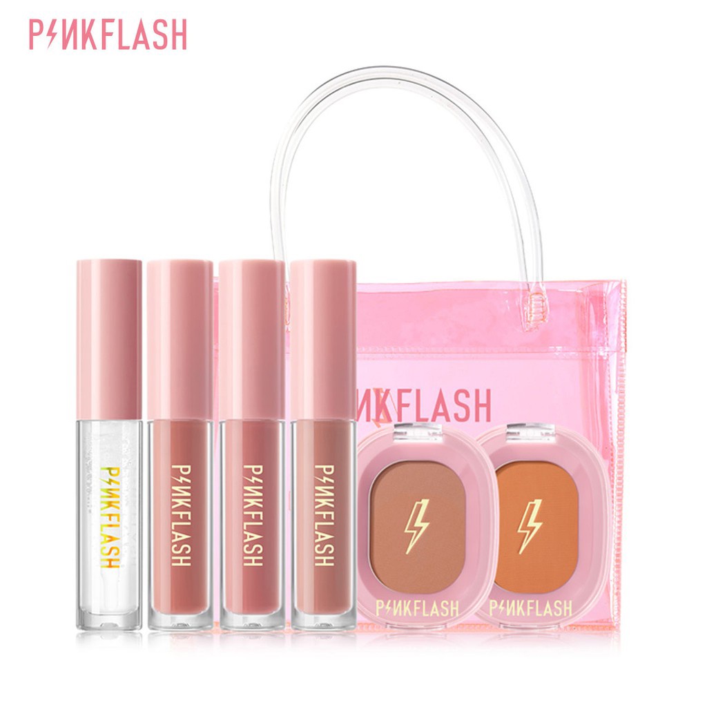 PINKFLASH 6 pieces Makeup set Nude Box