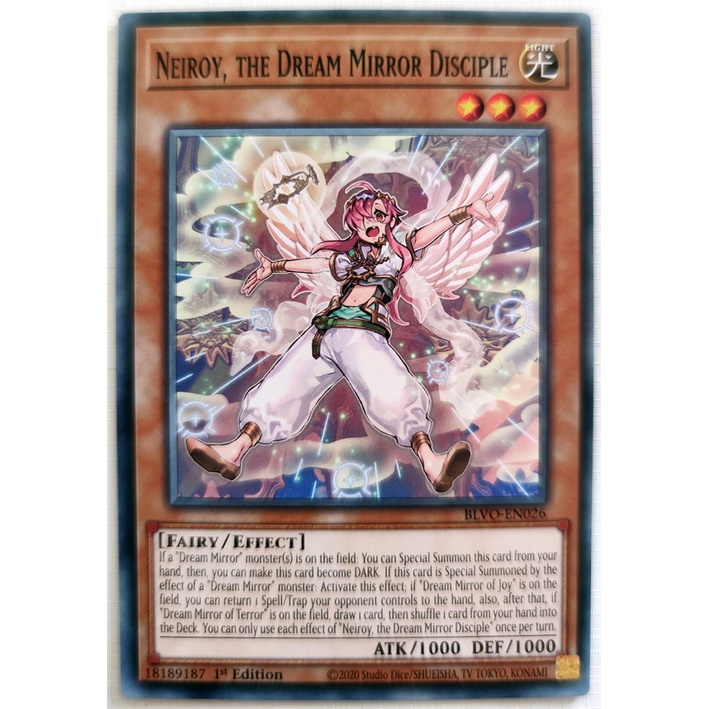 [Thẻ Yugioh] Neiroy, the Dream Mirror Disciple |EN| Common