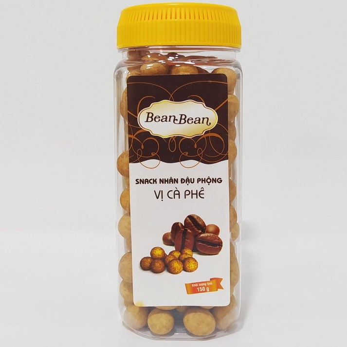 [ĐẬU PHỘNG CÀ PHÊ] Snack Nhân Đậu Phộng Vị Cà Phê Bean Bean Hoàng Ngân Vina