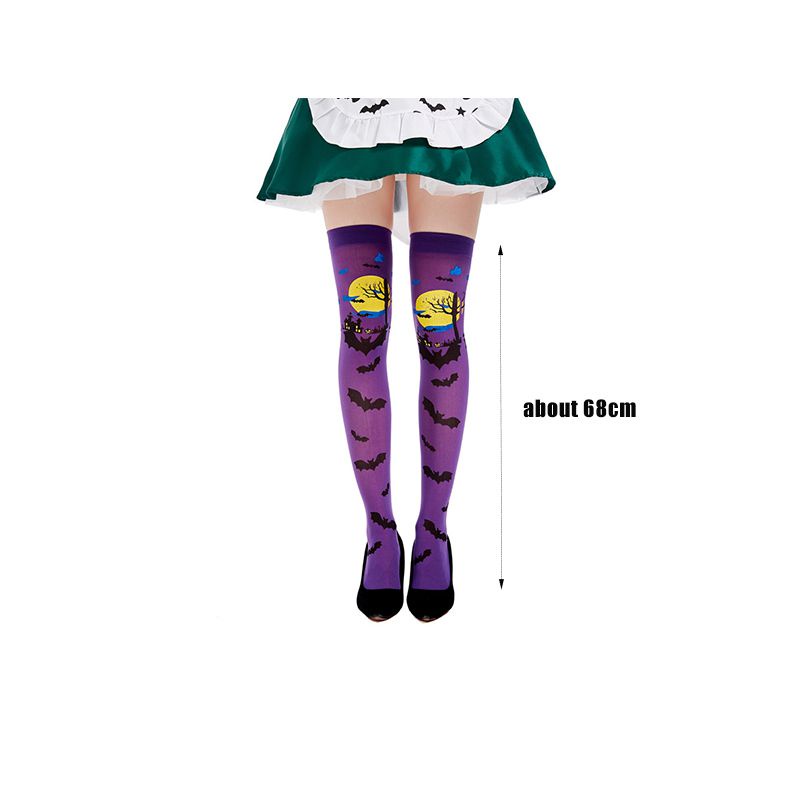 Vớ Dài Qua Gối 69cm Hóa Trang Halloween Dành Cho Nữ