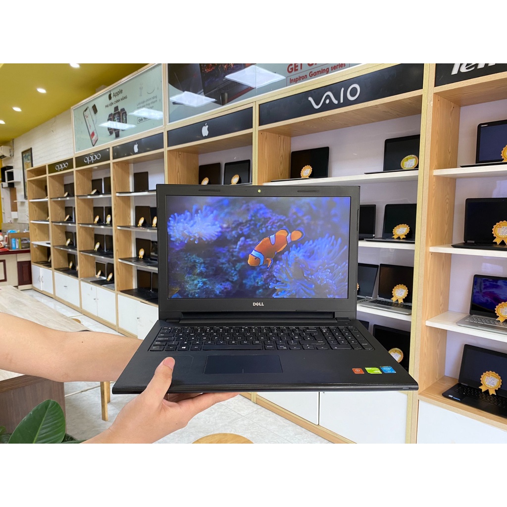 Laptop Cũ Dell Inspiron 3542 / Core i3 / Ram 8GB / SSD / Màn 15inch / Chơi Game, Đồ Họa, Học Tập Mượt Mà