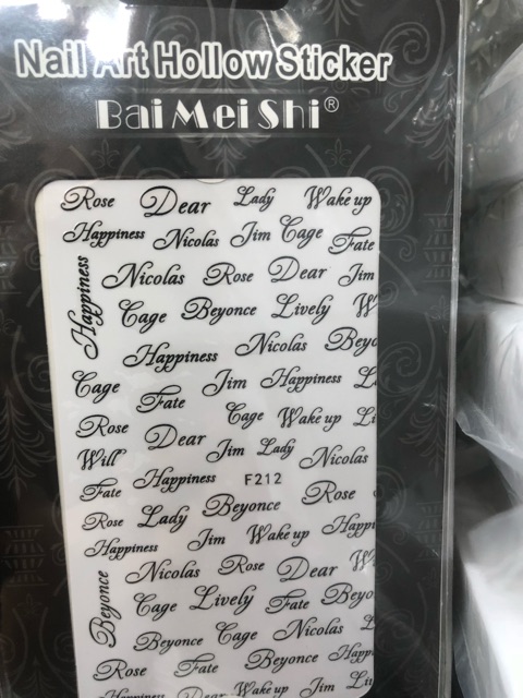 Sticker lá mẫu mới