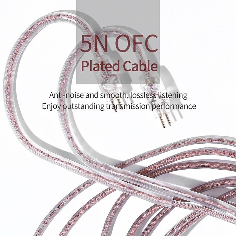 Tai Nghe Jcally PJ2 5N Có Dây Đồng 0.78mm QDC MMCX KZ ZST ES4 ZS3 ZSN pro EDX pro