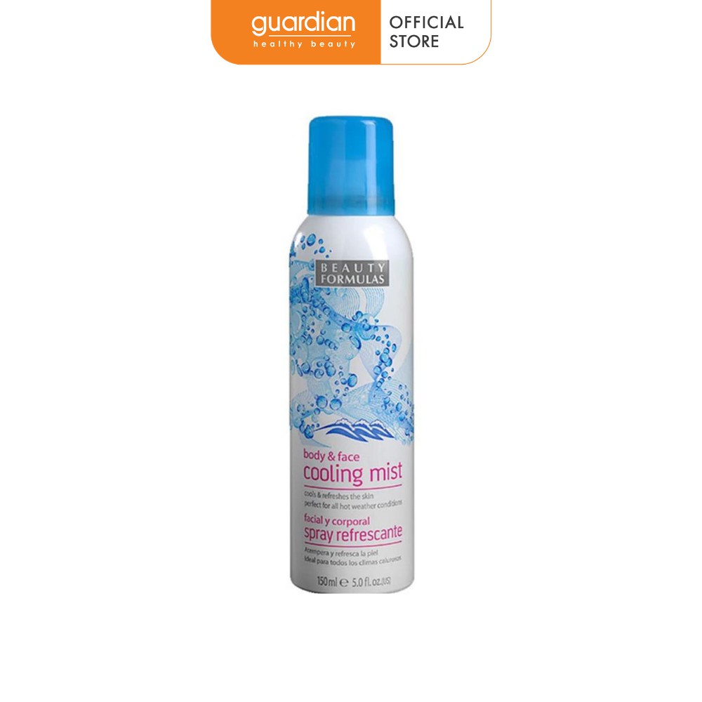 Xịt khoáng làm mát da Beauty Formulas Body & Face Cooling Mist 150ml
