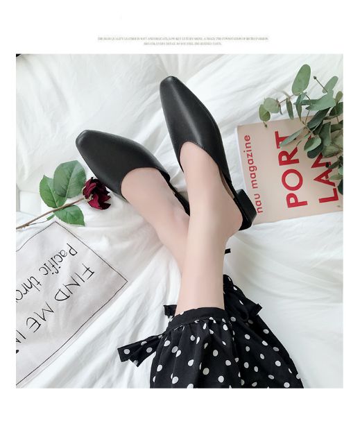 Xả hàng - Dép sục nhựa mules dáng đẹp chống nước 2G01