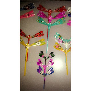 Trang trí decor bằng chuồn tre vẽ