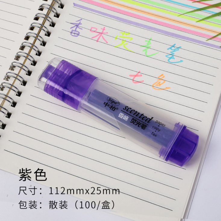 Bút highlight dạ quang đánh dấu dòng nhiều màu có mùi thơm Scented