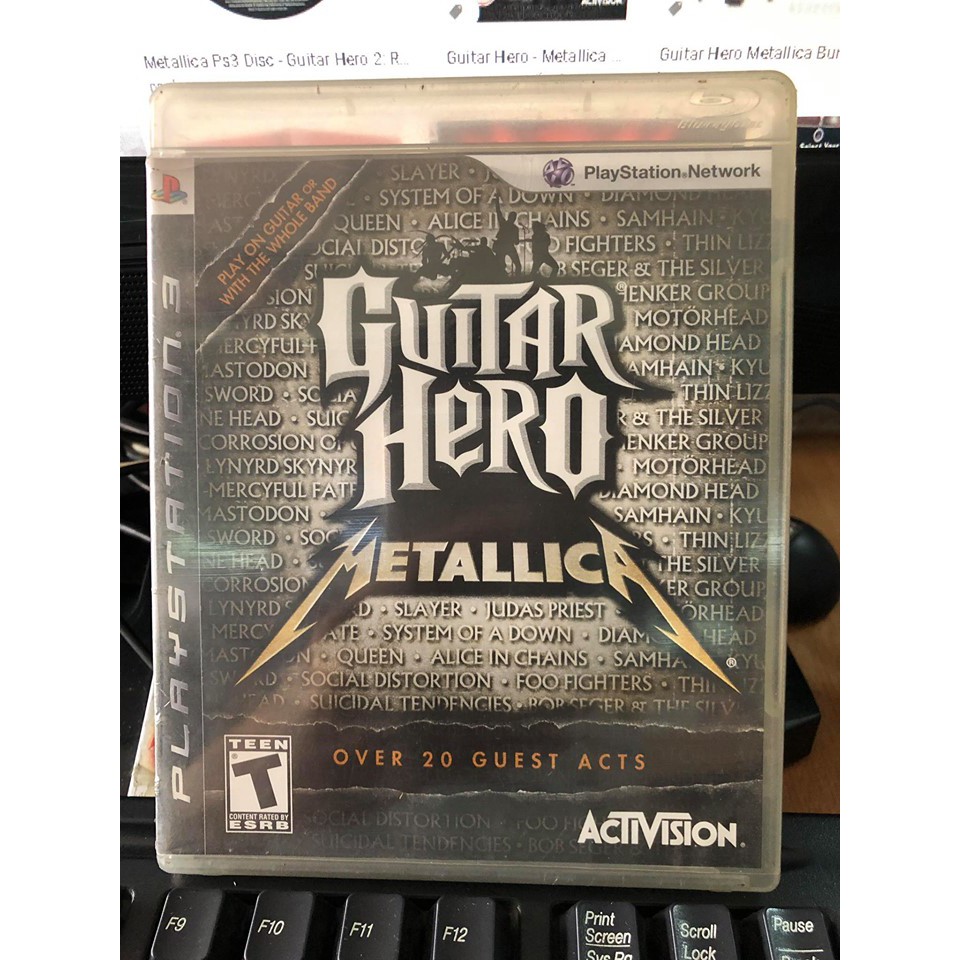 Đĩa Game Ps3 : Guitar Hero Metallica