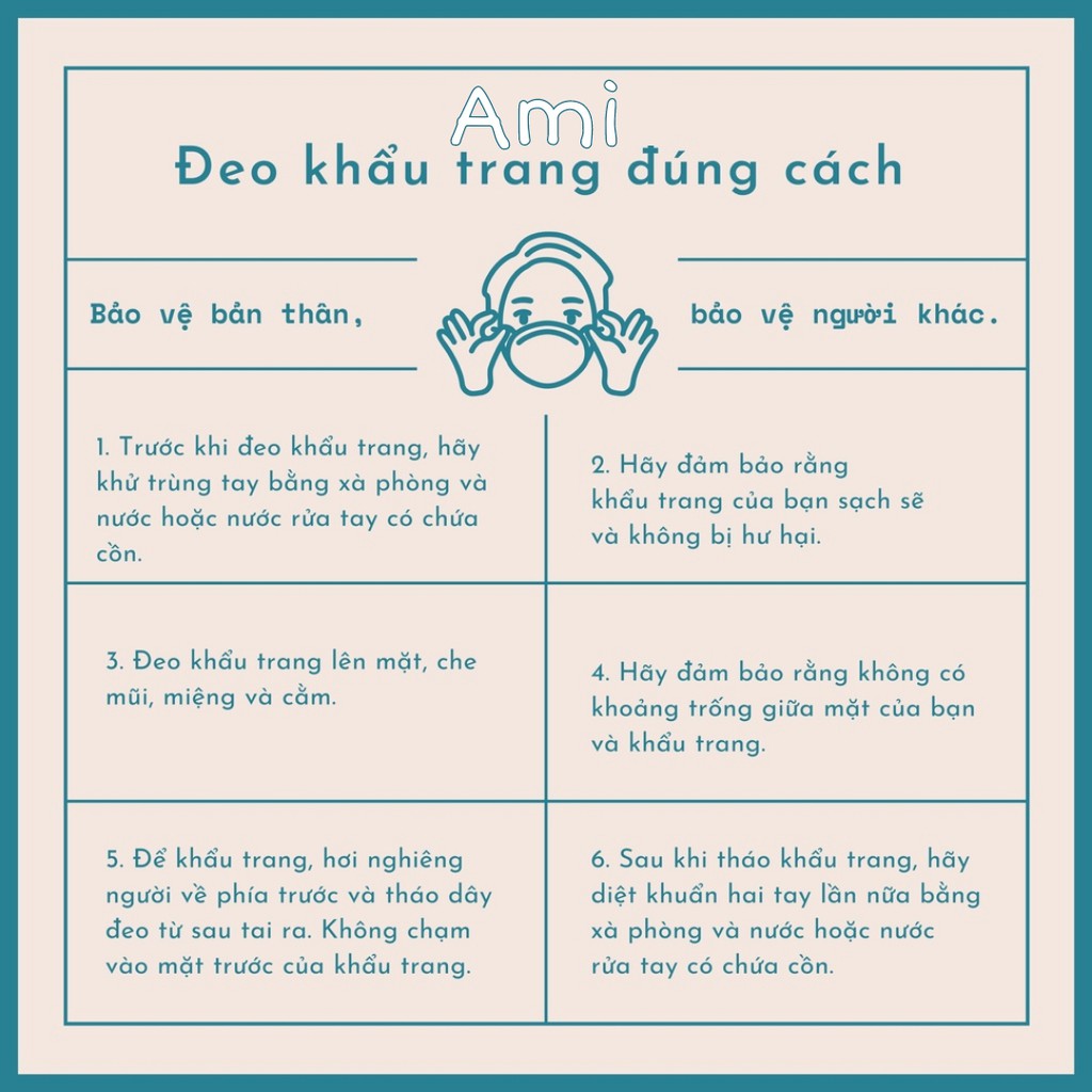 Khẩu trang KF94 4D cho bé kháng khuẩn AMI MASK chống bụi mịn hàng cao cấp khẩu trang Ami official