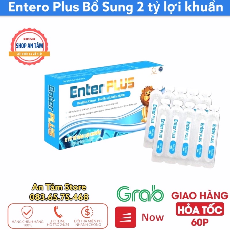 Men Tiêu Hoá Enter plus cân bằng vi khuẩn đường ruột, giúp hấp thụ và tiêu hóa tốt hơn