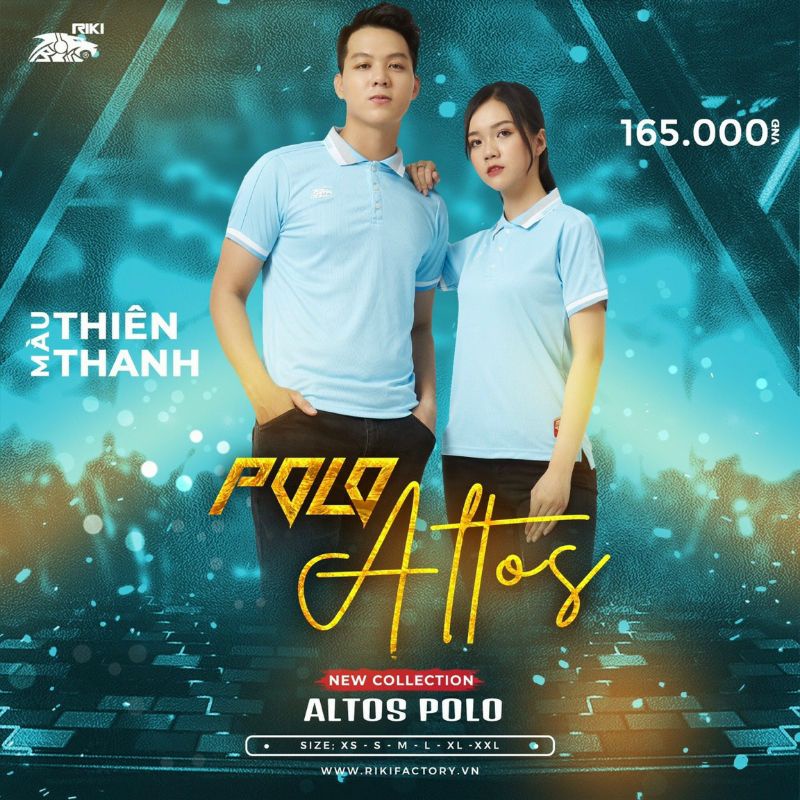 ÁO POLO RIKI ALTOS VẢI XỊN MẶC ĐỨNG FORM THOÁNG MÁT