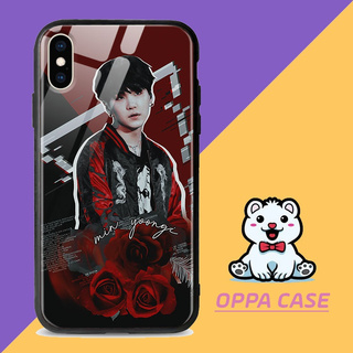 Ốp Lưng Hình Suga Min Yoongi Hoa Hồng 7/7Plus/8/8Plus/X/Xs/Xs Max/11/11 Promax/12 /12 Pro Max Lpc12120845