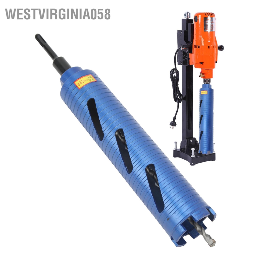 Có thể bán buôn Đường kính 2 5in Mũi khoan lõi 5 / 8‑11 Chỉ lỗ ướt và khô Máy hiệu quả cưa Westvirginia058 Hàng giao ngay
