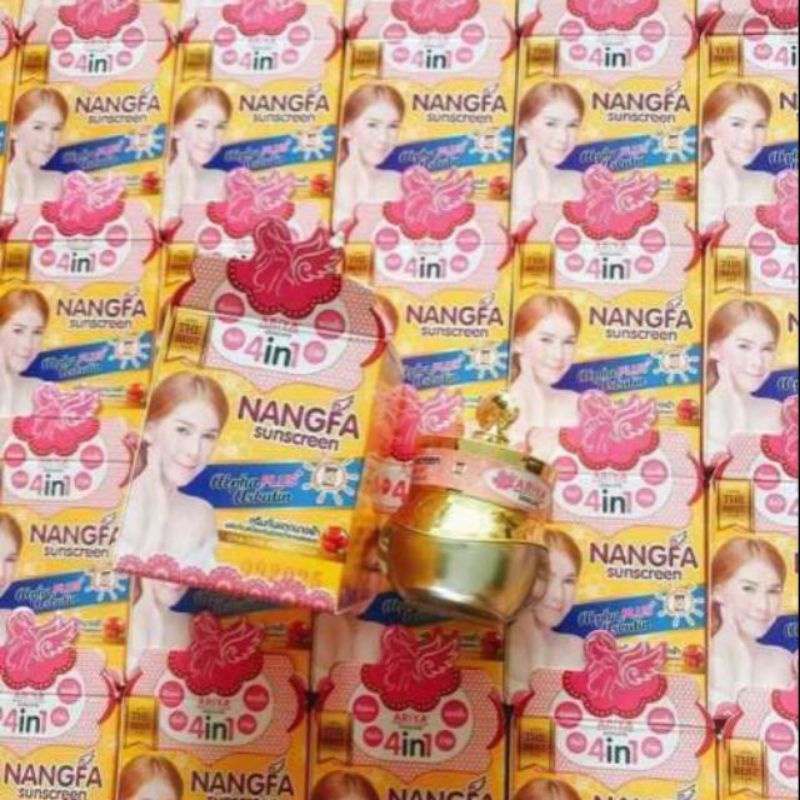 Kem Chống Nắng NangFa sunscreen,kem dưỡng trắng da nâng tone tự nhiên.