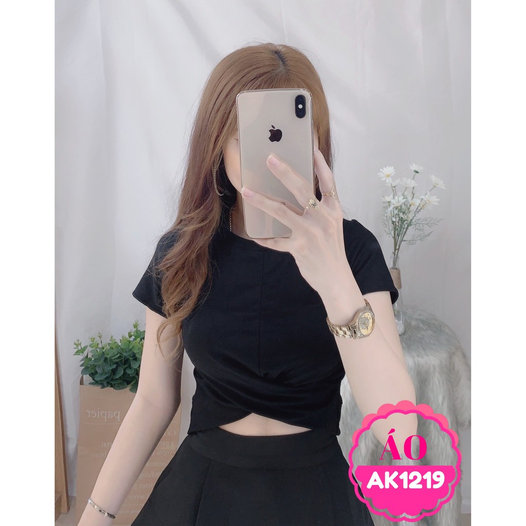 [Mã WAMT2405 giảm 10K đơn 0K] ÁO THUN GÂN XOẮN EO CỰC XINH AK1219 ⚡FREESHIP⚡100% ẢNH THẬT⚡ NN CHUYÊN SỈ - NN STORE