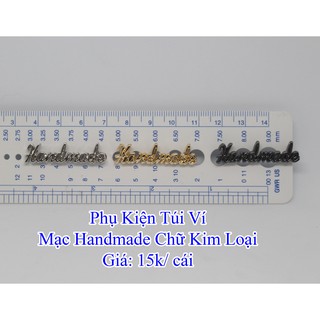 Mạc handmade chữ kim loại