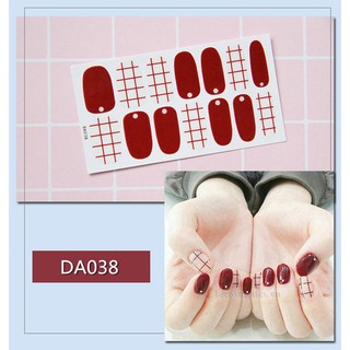 Bộ miếng dán móng tay trang trí 3D (DA021-DA040)