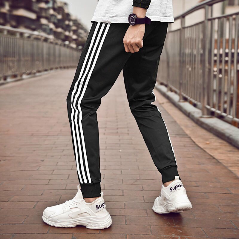 Quần Jogger Nam Nữ 3 Sọc Thun Poly Phong Cách Thể Thao Năng Động Cá Tính Unisex ANH DUY SHOP JGV11