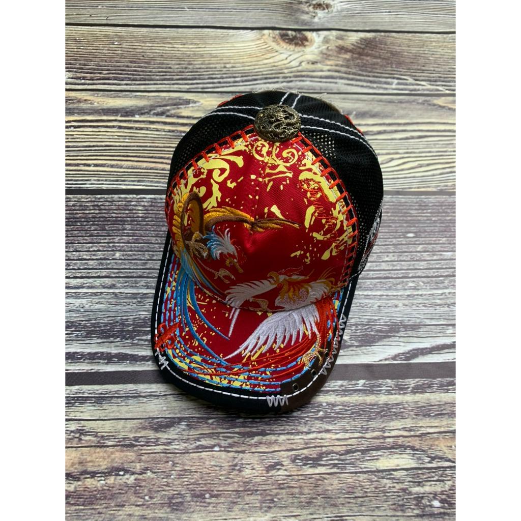 Nón ông địa Mũ four 441 thêu gà song chiến kê cực chất