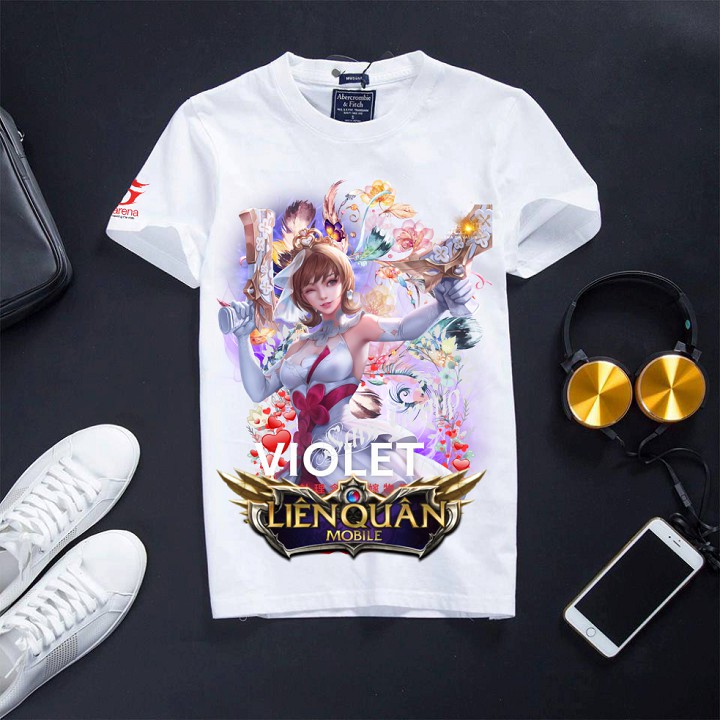 Áo Liên Quân Mobile cotton cực đẹp Violet cô dâu