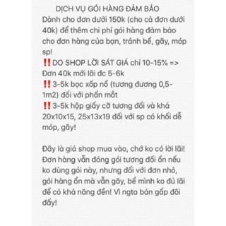 Bảo hành gói hàng đảm bảo hơn