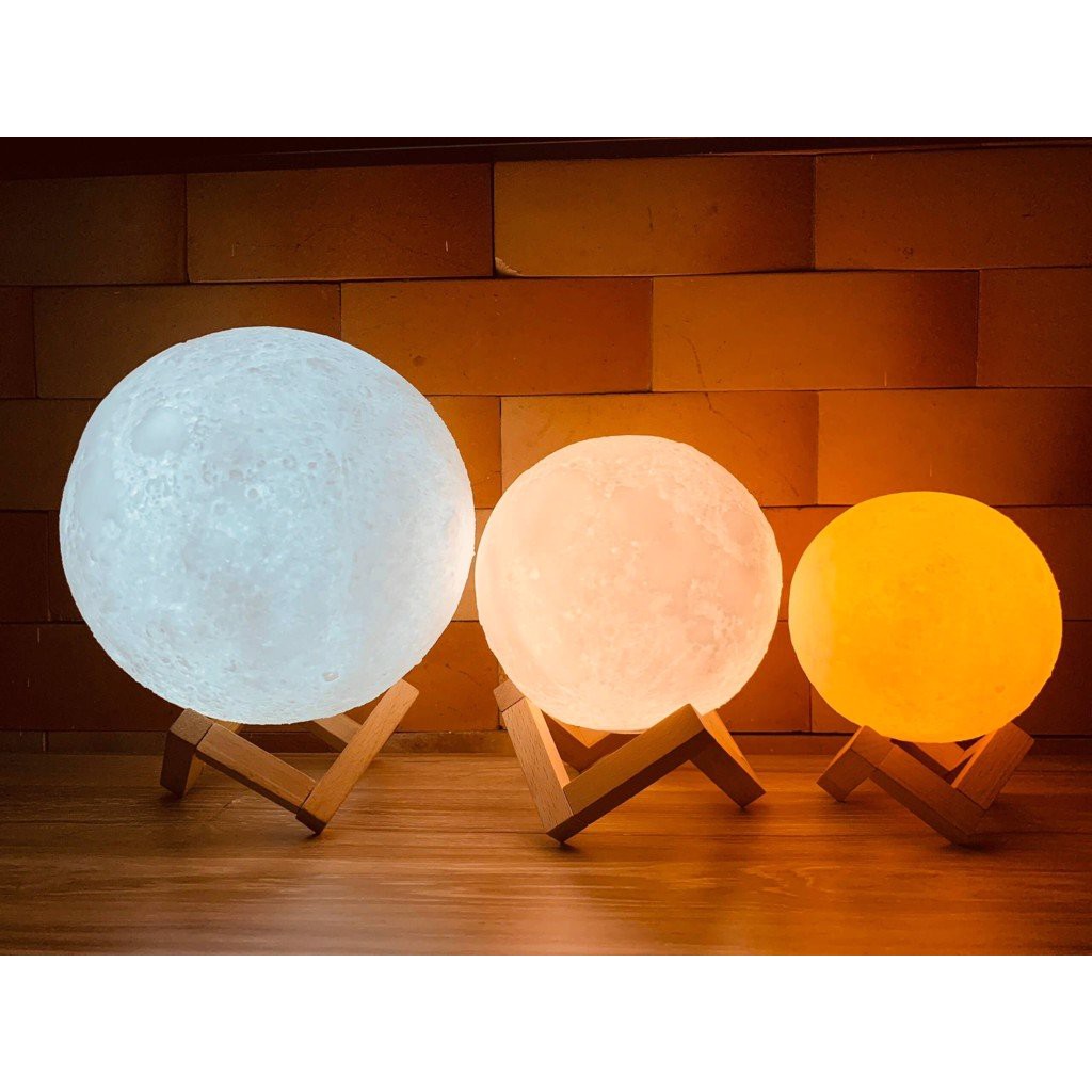 Đèn ngủ mặt trăng Medita Moon Lamp 3D 2020  Hàng Cao Cấp