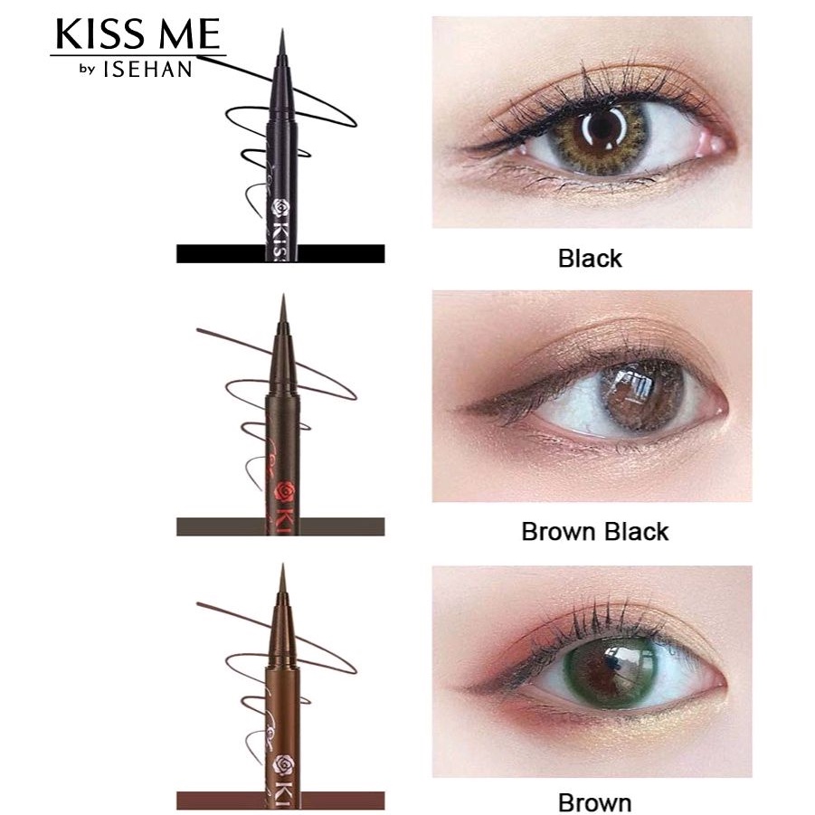 Bút Kẻ Mắt Nước Siêu Chống Trôi  Kissme Heroine Make Smooth Liquid Eyeliner Super Keep  Nét Siêu Sắc Mãnh