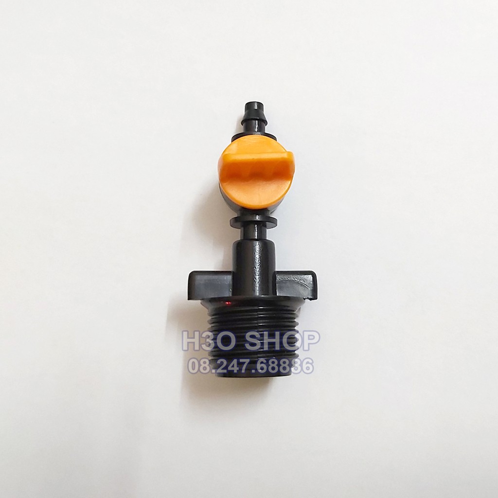 Van Khởi Thủy Kèm Chuyển Ren Ngoài 21mm Ra Ống Tưới 6mm