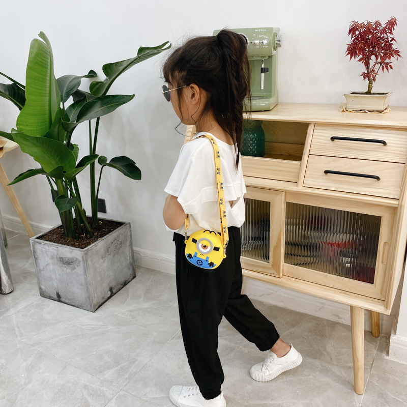 Doledo Túi Đeo Chéo Đựng Tiền Xu Bằng Silicon Họa Tiết Hoạt Hình Mắt To tom jerry Cho Bé Giá Đỡ