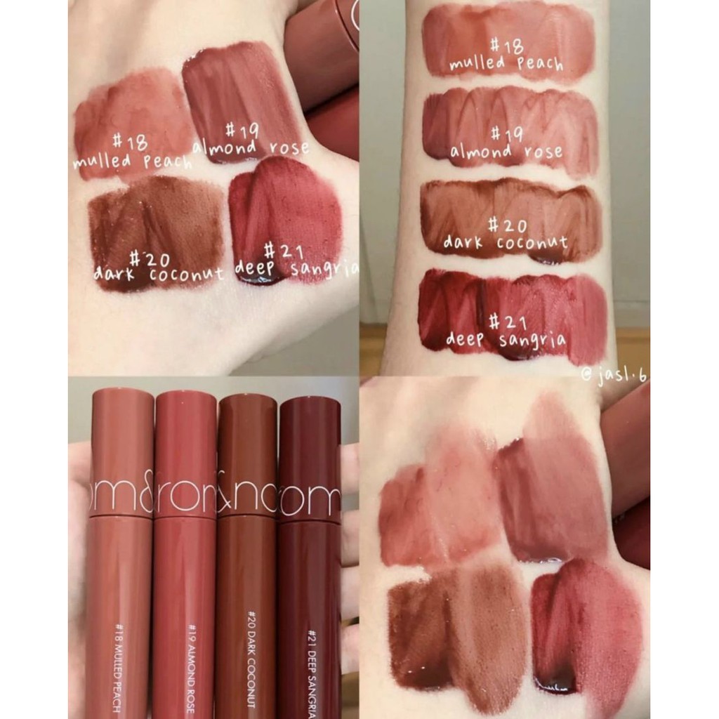 [ Màu Mới 10-21 ] - Son Tint Lì Romand Juicy Lasting Tint