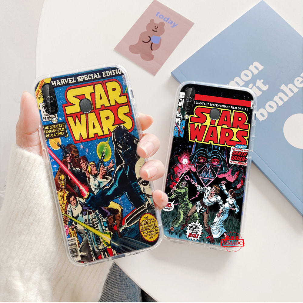 Ốp Điện Thoại Silicon Dẻo Trong Suốt In Hình Truyện Tranh Marvel Star Wars 283c Samsung A51 A70 A71 Note 8 9 10 Lite Plus 20 Ultra Marvel Comics
