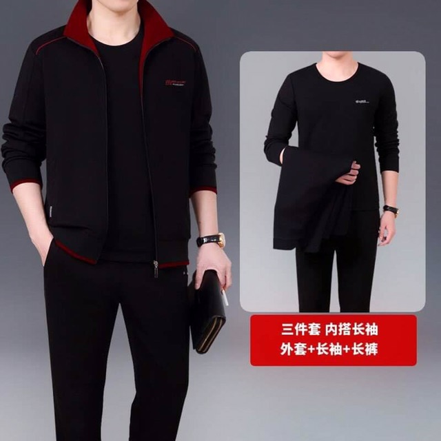 Set nỉ thun nam cao cấp kiểu dáng sang trọng QCNP2343