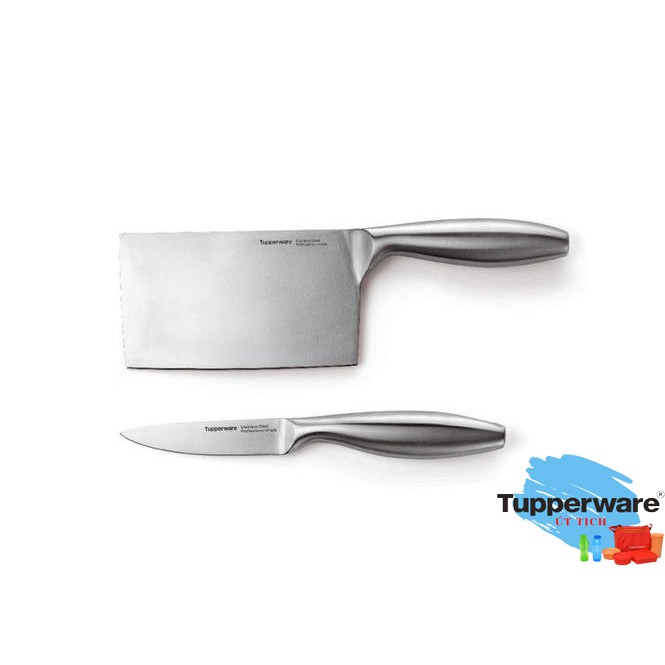 TUPPERWARE CHÍNH HÃNG -Bộ dao Pro-Asian Cleaver & Paring Tupperware