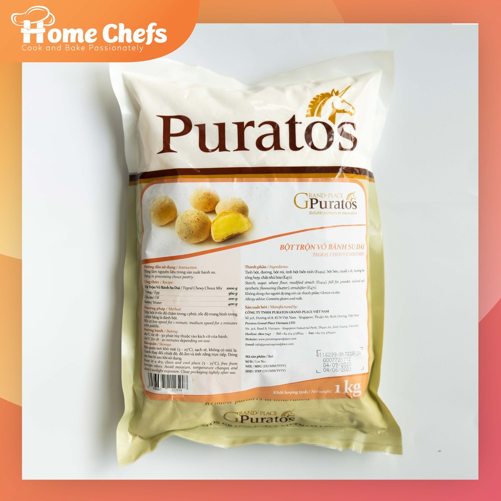 Bột bánh su dai Puratos 1kg