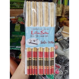 10 đôi đũa tre liên sơn