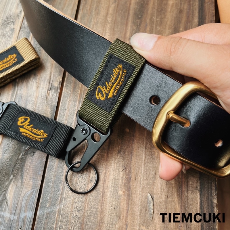 Móc Khoá - Keychain Biker vải canvas vintage motocycle Olderister - Tiệm Cũ Kĩ