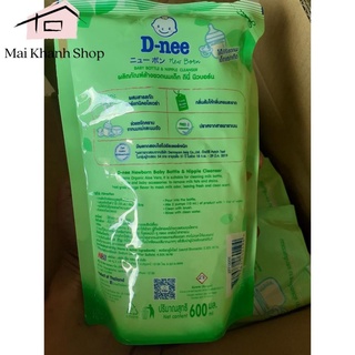 ComBo 2 Túi Rửa Bình Sữa Dnee Thái Lan 600ml/Túi