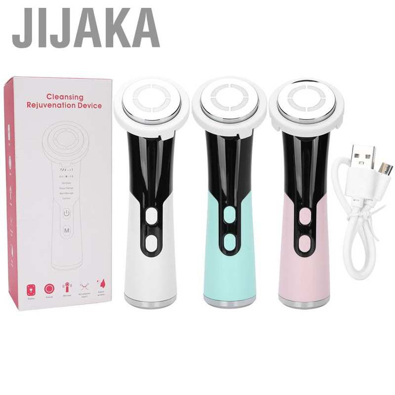 Jijaka Light Therapy Beauty Machine  3 Colors Pratical Skin Rejuvenation Multi‑functional for Woman Cleansing Care Lady