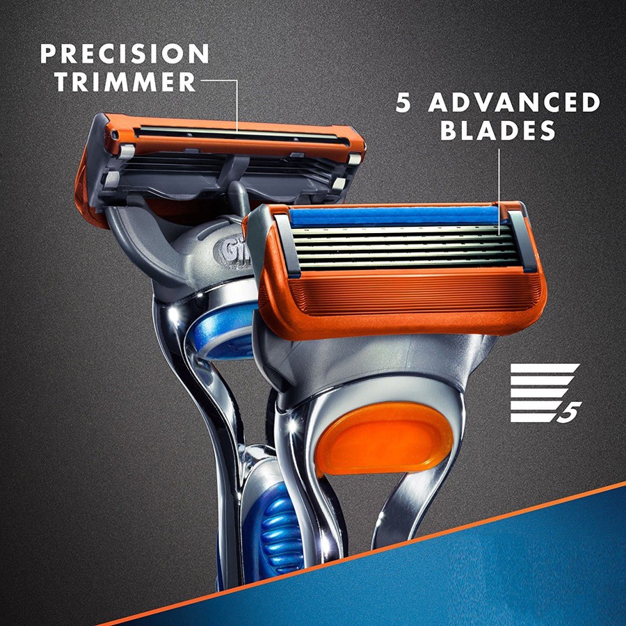 Hộp 4 lưỡi dao cạo râu Gillette Fusion 5+1 Nhật Bản