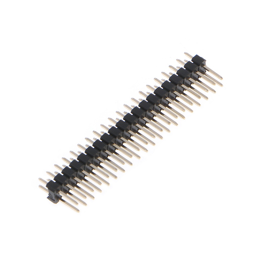 2.54mm 2x20 Pin Break-away Dual Male Header Pin for Raspberry Pi Zero GPIO