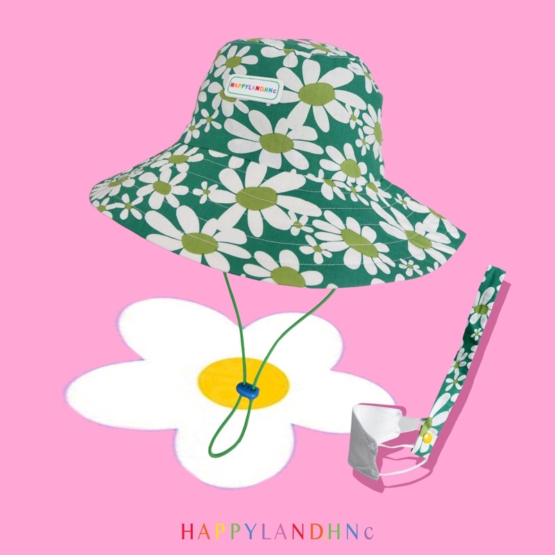 Mũ rộng vành hoa cúc | ĐỘC QUYỀN HAPPYLAND.HNc