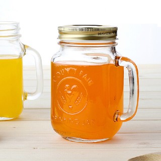 10 ly thủy tinh có quai 350ml