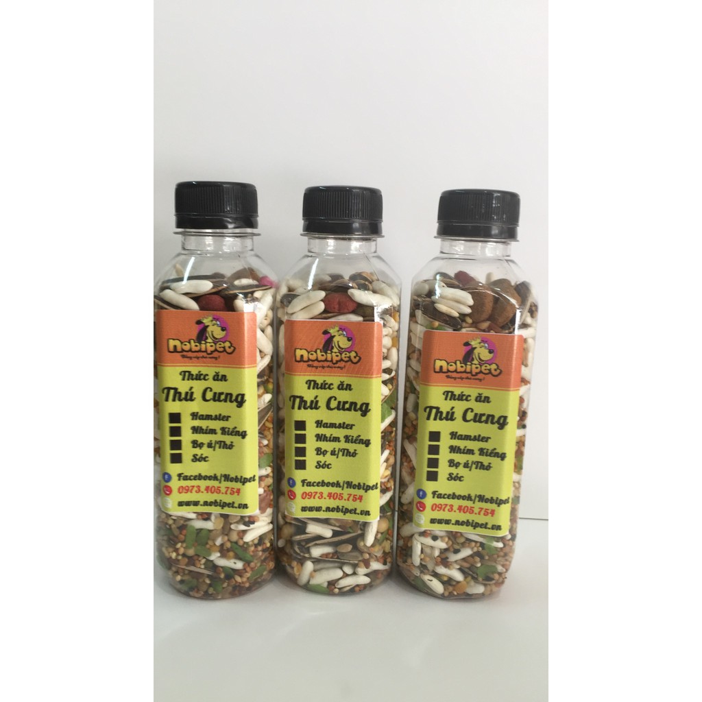 Thức Ăn Trộn Hạt Ngũ Cốc Cho Chuột Hamster, Sóc Cảnh