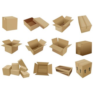 Hộp carton, hộp giấy chuyên dùng cho bán hàng online , nhiều kích thước lựa chọn Giá bán Block 50 cái