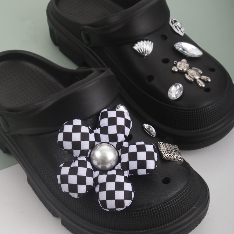 Bộ Phụ Kiện Móc Kim Loại Gắn Giày Crocs Thời Trang Cho Nữ Charms