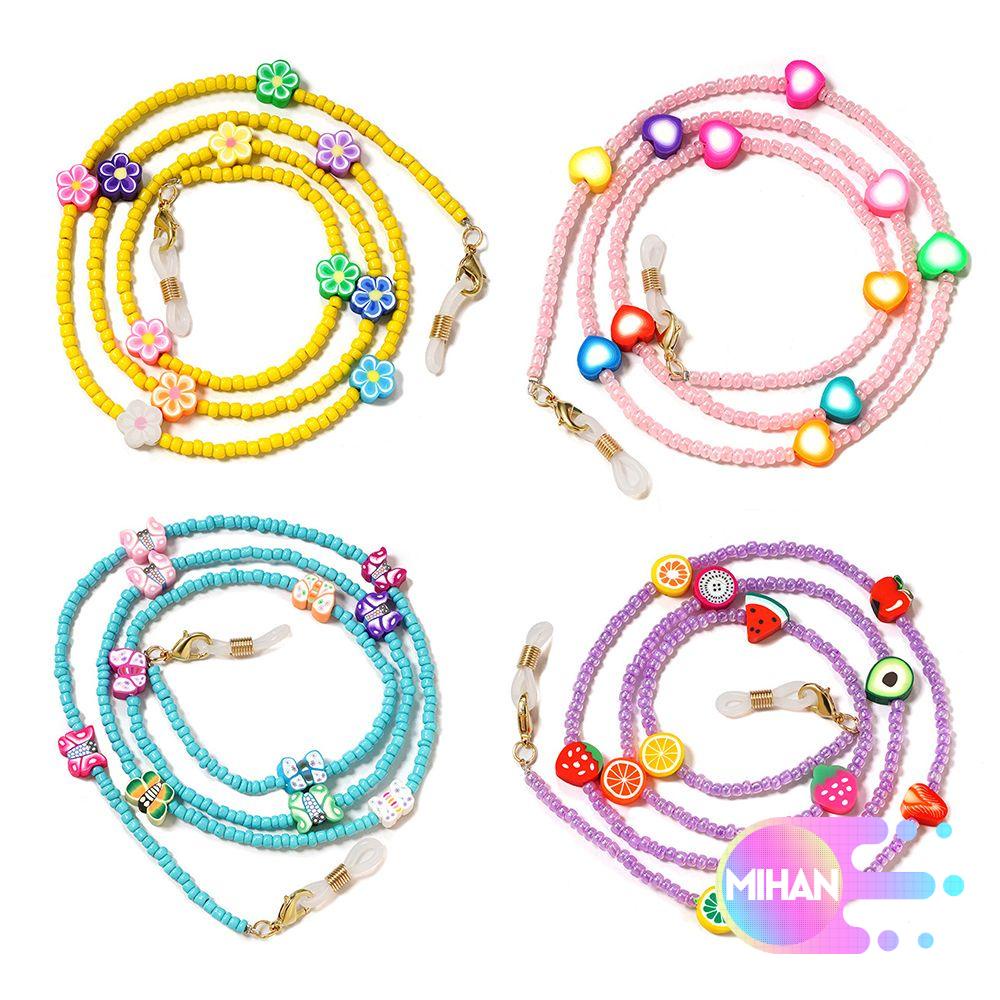 Dây đeo mắt kính dạng chuỗi hạt nhiều màu sắc phong cách boho dành cho nữ