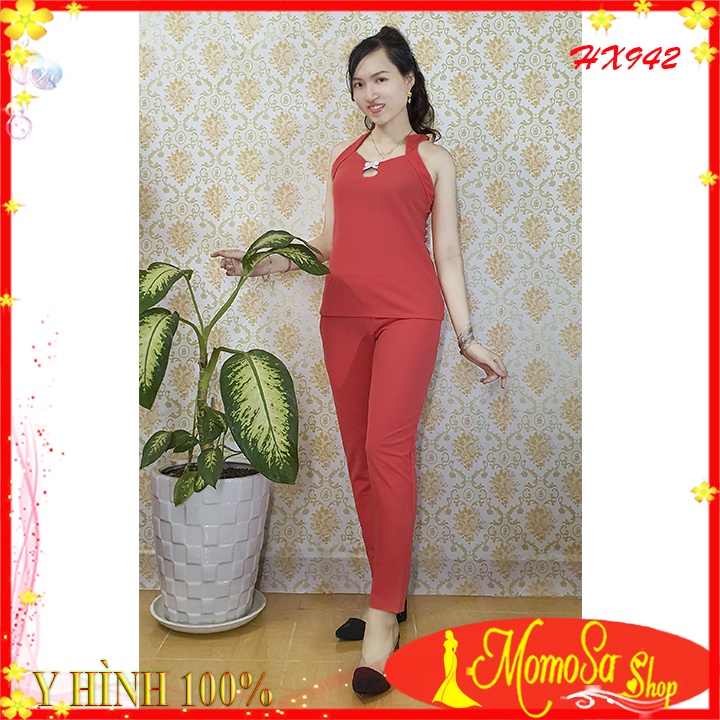 Đồ Bộ Nữ Mặc Nhà Thun Cát Hàn. Hình Chụp Thật Sản Phẩm. Thun loại 1- MOMOSA Shop