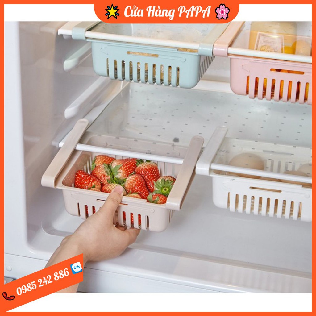 Giá Đựng Đổ Tủ Lạnh Rút Gọn Tiện Lợi