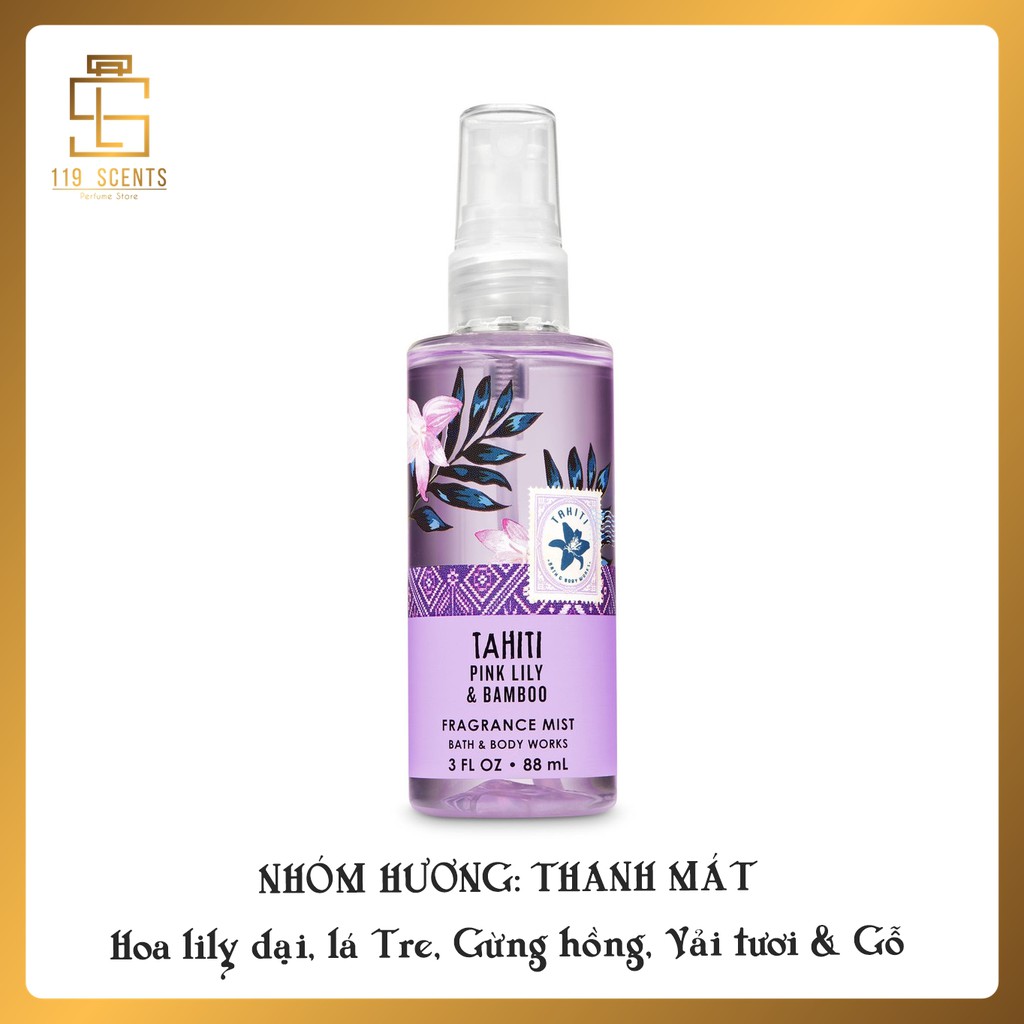 [ĐỦ MÙI - MINI] XỊT THƠM TOÀN THÂN BATH & BODY WORKS (88ML) | BigBuy360 - bigbuy360.vn